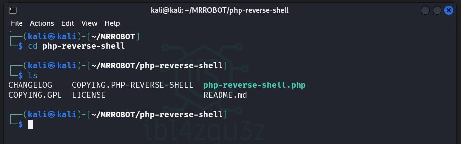 Archivos del repositorio php-reverse-shell